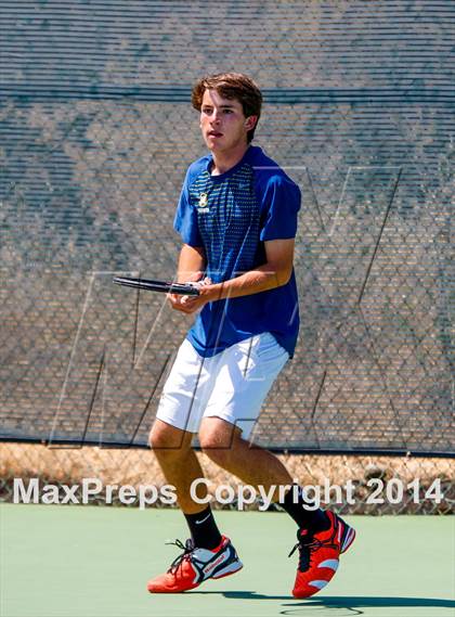 Thumbnail 2 in Menlo vs. Lowell (CIF NorCal Regional Team Tennis Championships) photogallery.