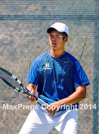 Thumbnail 2 in Menlo vs. Lowell (CIF NorCal Regional Team Tennis Championships) photogallery.