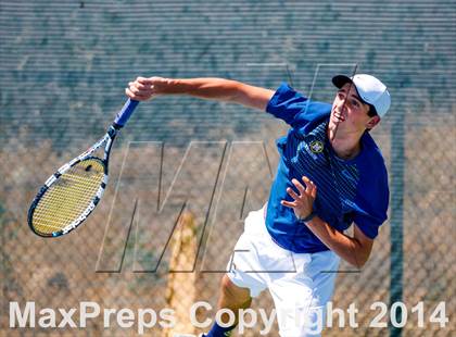 Thumbnail 1 in Menlo vs. Lowell (CIF NorCal Regional Team Tennis Championships) photogallery.
