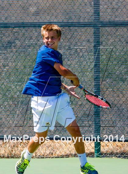 Thumbnail 1 in Menlo vs. Lowell (CIF NorCal Regional Team Tennis Championships) photogallery.