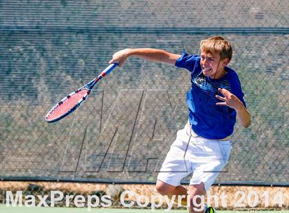 Thumbnail 3 in Menlo vs. Lowell (CIF NorCal Regional Team Tennis Championships) photogallery.