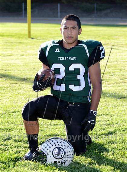 Thumbnail 2 in Tehachapi Varsity Football Team and Individual Portraits photogallery.