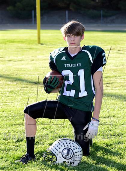 Thumbnail 2 in Tehachapi Varsity Football Team and Individual Portraits photogallery.
