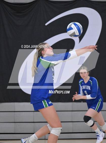 Thumbnail 3 in Xavier College Prep vs. Los Alamitos (Durango Fall Classic) photogallery.