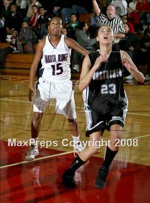 Thumbnail 2 in Montbello vs Dakota Ridge (Regis Holiday Hoop Class Semifinals) photogallery.