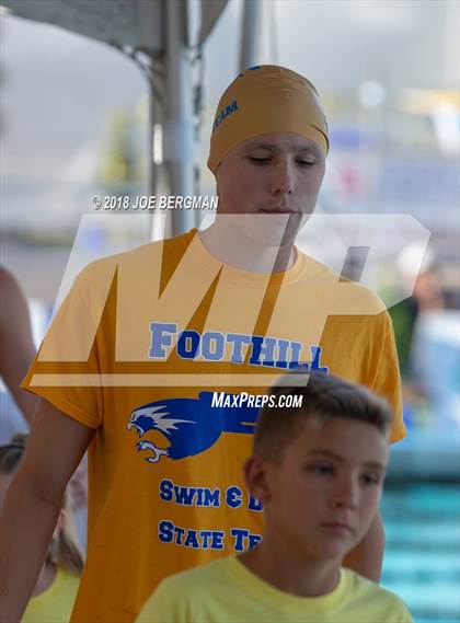 Thumbnail 3 in CIF Boys Swimming Championships photogallery.