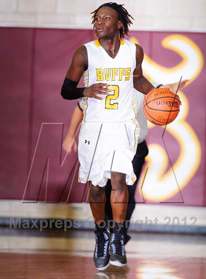Thumbnail 3 in College Park vs. Fort Bend Marshall (McDonald's Texas Invitational) photogallery.