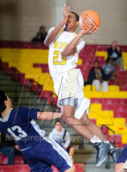 Thumbnail 2 in College Park vs. Fort Bend Marshall (McDonald's Texas Invitational) photogallery.