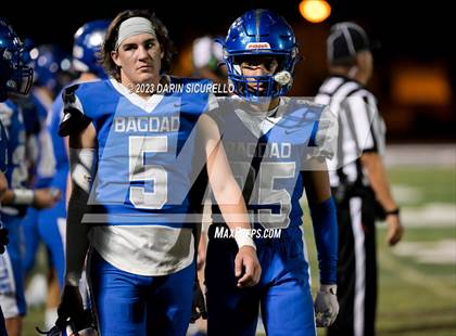 Thumbnail 3 in Bagdad vs. Mogollon (AIA 1A Semifinal) photogallery.