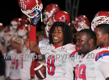 Thumbnail 2 in Manatee vs. St. Thomas Aquinas (FHSAA 5A Semifinal) photogallery.