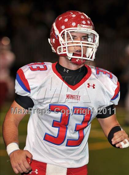 Thumbnail 2 in Manatee vs. St. Thomas Aquinas (FHSAA 5A Semifinal) photogallery.