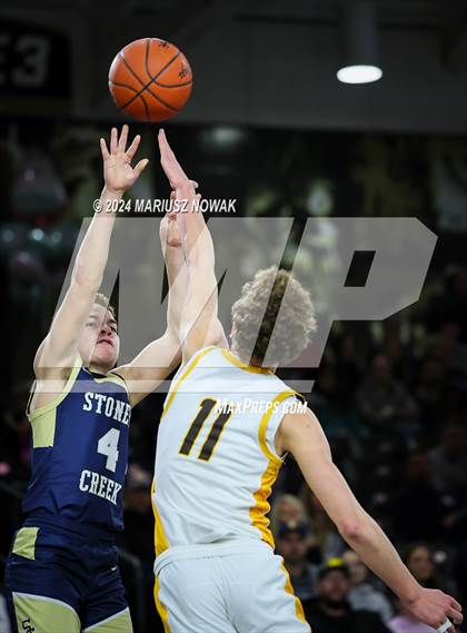 Thumbnail 1 in Stoney Creek vs Adams (Oakland University) photogallery.