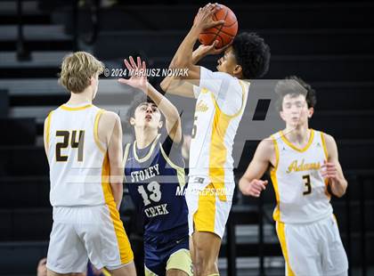 Thumbnail 1 in Stoney Creek vs Adams (Oakland University) photogallery.
