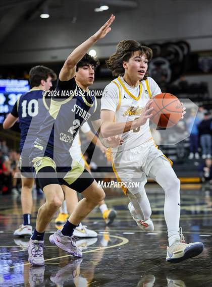 Thumbnail 1 in Stoney Creek vs Adams (Oakland University) photogallery.