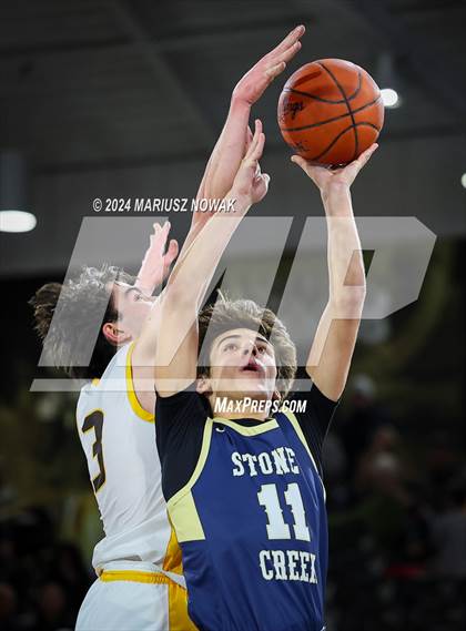 Thumbnail 1 in Stoney Creek vs Adams (Oakland University) photogallery.