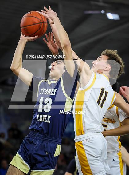 Thumbnail 2 in Stoney Creek vs Adams (Oakland University) photogallery.