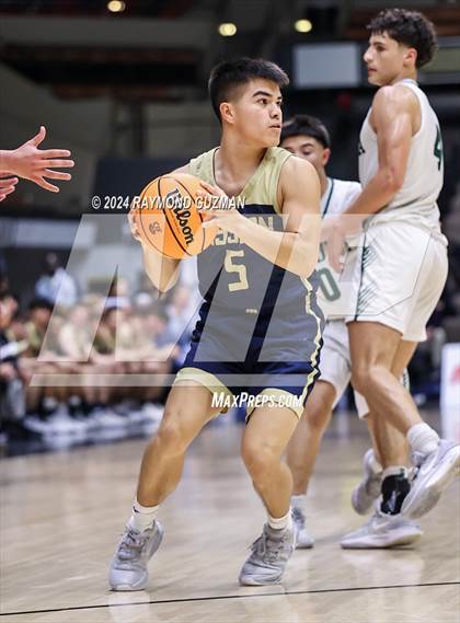 Thumbnail 2 in CIFCS (D-2 Section Championship) Dinuba vs. Mission College Prep photogallery.