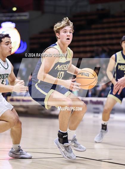 Thumbnail 2 in CIFCS (D-2 Section Championship) Dinuba vs. Mission College Prep photogallery.