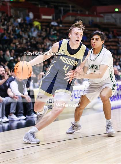 Thumbnail 1 in CIFCS (D-2 Section Championship) Dinuba vs. Mission College Prep photogallery.