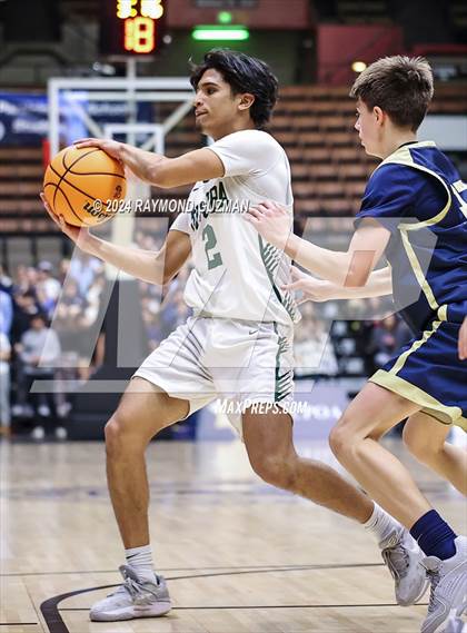 Thumbnail 2 in CIFCS (D-2 Section Championship) Dinuba vs. Mission College Prep photogallery.