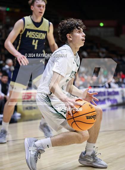 Thumbnail 2 in CIFCS (D-2 Section Championship) Dinuba vs. Mission College Prep photogallery.