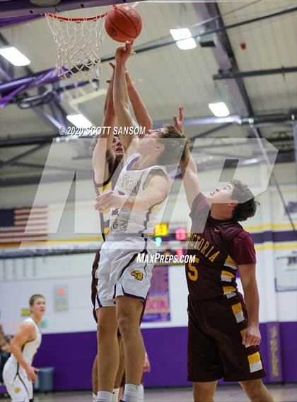 Thumbnail 3 in Victoria vs. Trego (Trego Purple and Gold Tournament) photogallery.