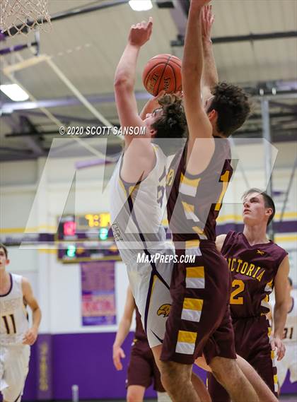 Thumbnail 1 in Victoria vs. Trego (Trego Purple and Gold Tournament) photogallery.