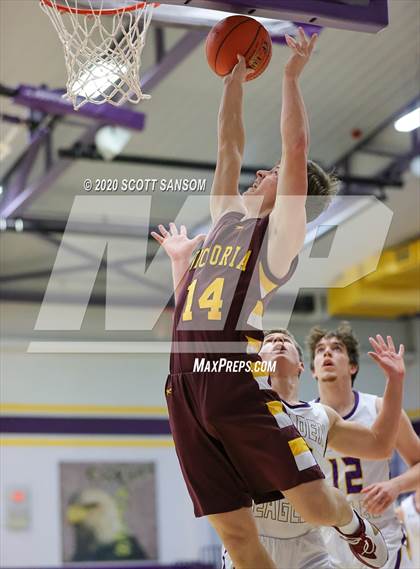 Thumbnail 2 in Victoria vs. Trego (Trego Purple and Gold Tournament) photogallery.
