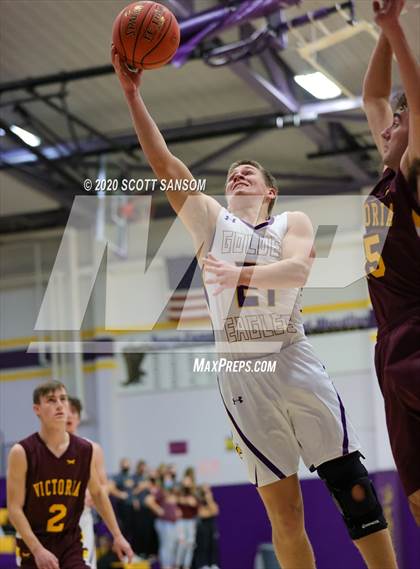 Thumbnail 1 in Victoria vs. Trego (Trego Purple and Gold Tournament) photogallery.