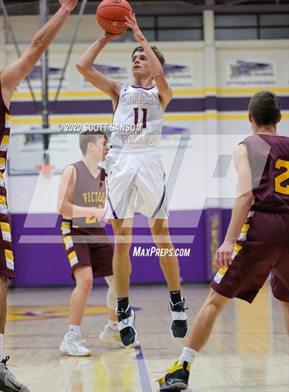 Thumbnail 2 in Victoria vs. Trego (Trego Purple and Gold Tournament) photogallery.