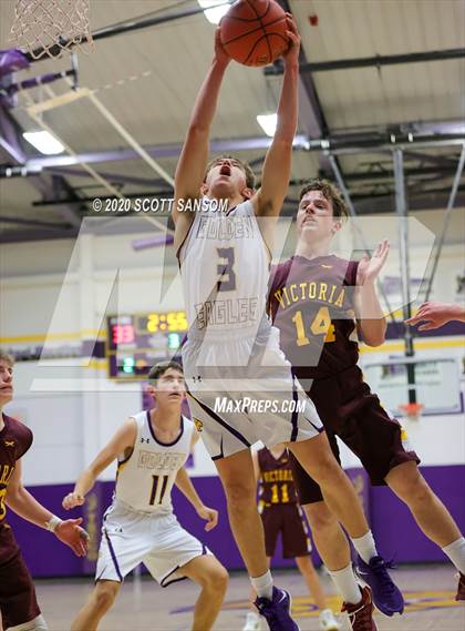 Thumbnail 2 in Victoria vs. Trego (Trego Purple and Gold Tournament) photogallery.