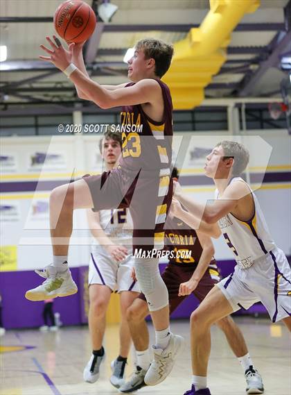 Thumbnail 1 in Victoria vs. Trego (Trego Purple and Gold Tournament) photogallery.