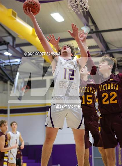 Thumbnail 2 in Victoria vs. Trego (Trego Purple and Gold Tournament) photogallery.