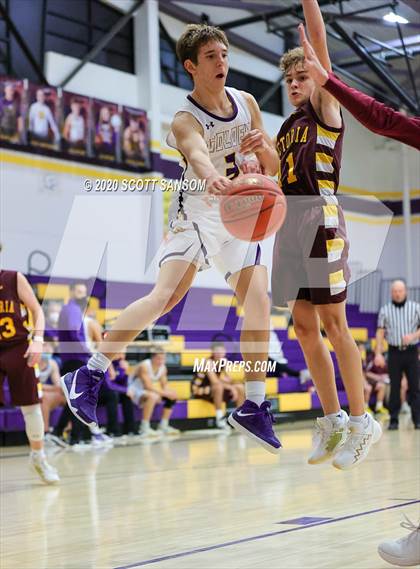 Thumbnail 2 in Victoria vs. Trego (Trego Purple and Gold Tournament) photogallery.