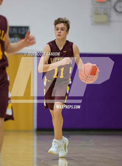 Thumbnail 3 in Victoria vs. Trego (Trego Purple and Gold Tournament) photogallery.