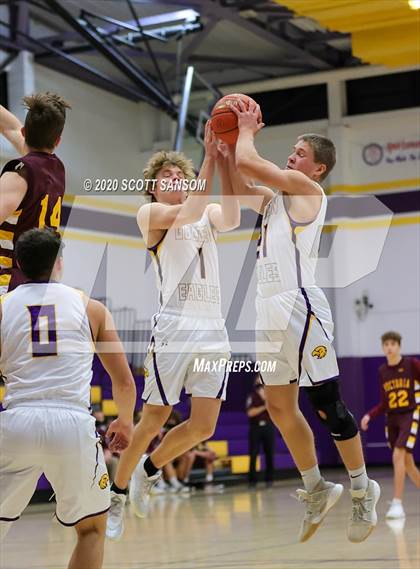 Thumbnail 3 in Victoria vs. Trego (Trego Purple and Gold Tournament) photogallery.