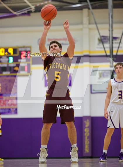Thumbnail 2 in Victoria vs. Trego (Trego Purple and Gold Tournament) photogallery.