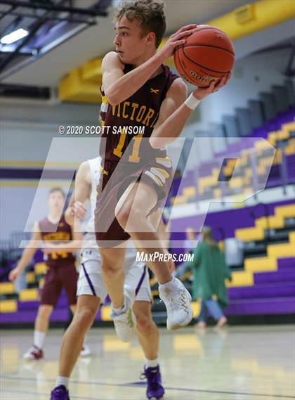 Thumbnail 2 in Victoria vs. Trego (Trego Purple and Gold Tournament) photogallery.