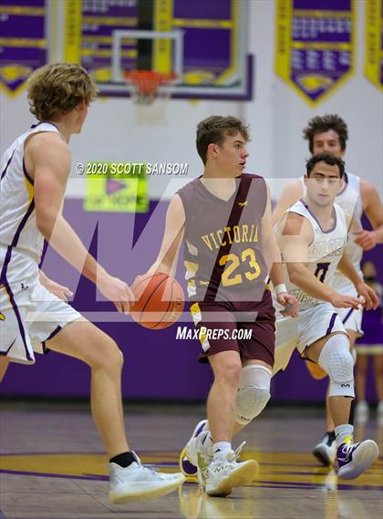 Thumbnail 1 in Victoria vs. Trego (Trego Purple and Gold Tournament) photogallery.