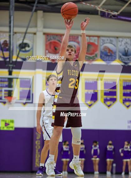 Thumbnail 3 in Victoria vs. Trego (Trego Purple and Gold Tournament) photogallery.