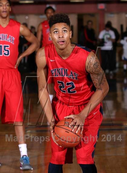Thumbnail 2 in Findlay Prep vs. Montrose Christian (Tarkanian Classic) photogallery.