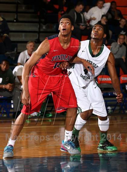 Thumbnail 2 in Findlay Prep vs. Montrose Christian (Tarkanian Classic) photogallery.