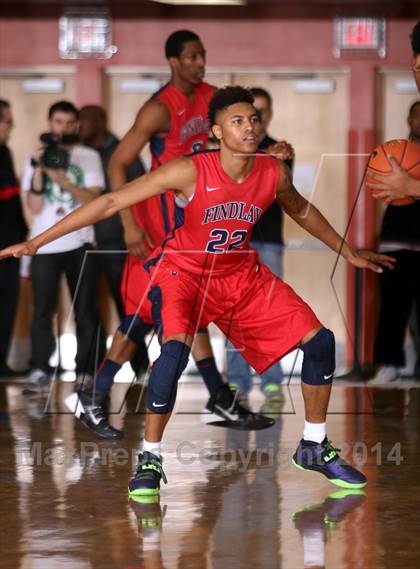 Thumbnail 1 in Findlay Prep vs. Montrose Christian (Tarkanian Classic) photogallery.