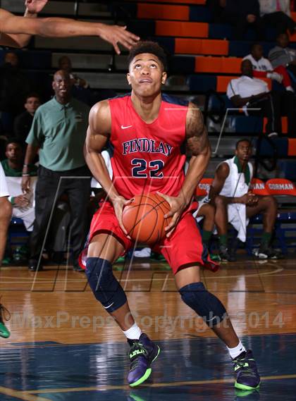 Thumbnail 2 in Findlay Prep vs. Montrose Christian (Tarkanian Classic) photogallery.