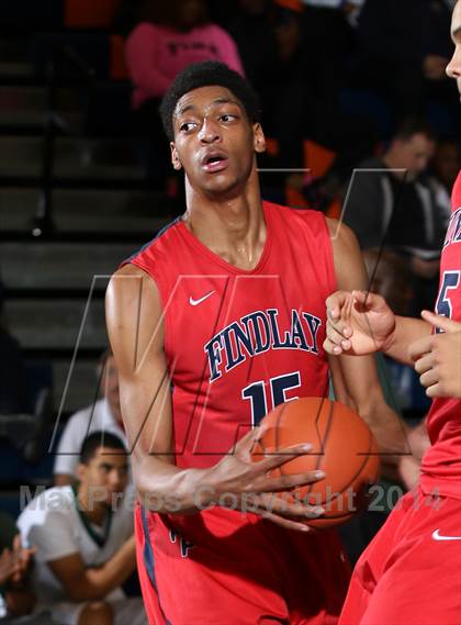 Thumbnail 1 in Findlay Prep vs. Montrose Christian (Tarkanian Classic) photogallery.