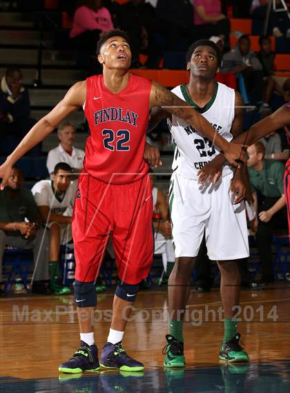 Thumbnail 3 in Findlay Prep vs. Montrose Christian (Tarkanian Classic) photogallery.