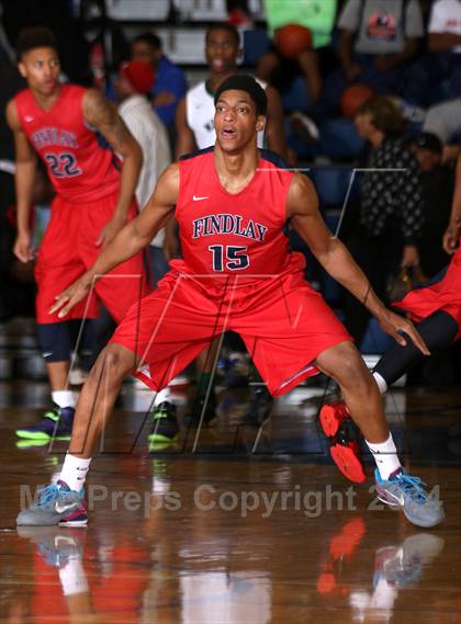 Thumbnail 2 in Findlay Prep vs. Montrose Christian (Tarkanian Classic) photogallery.