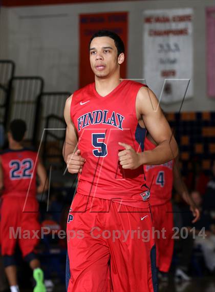 Thumbnail 1 in Findlay Prep vs. Montrose Christian (Tarkanian Classic) photogallery.
