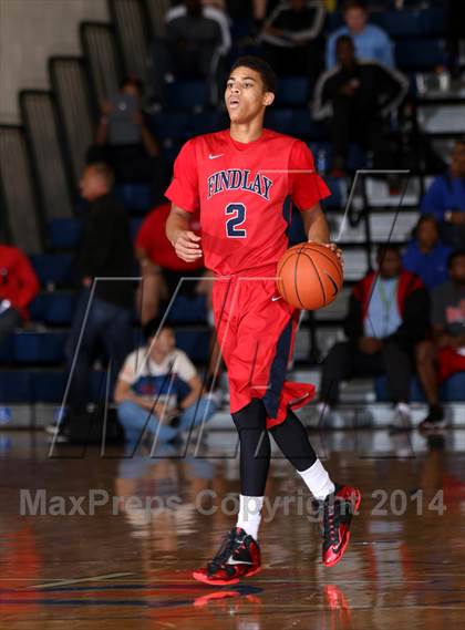 Thumbnail 1 in Findlay Prep vs. Montrose Christian (Tarkanian Classic) photogallery.