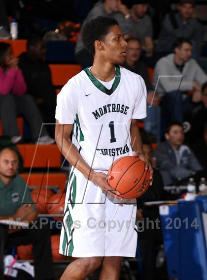 Thumbnail 1 in Findlay Prep vs. Montrose Christian (Tarkanian Classic) photogallery.